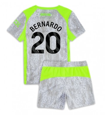 Manchester City Bernardo Silva #20 Tredjetrøje Børn 2025-26 Kortærmet (+ Korte bukser)